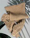 Handmade ♥ Ribbed Knitted Sweater Scarf